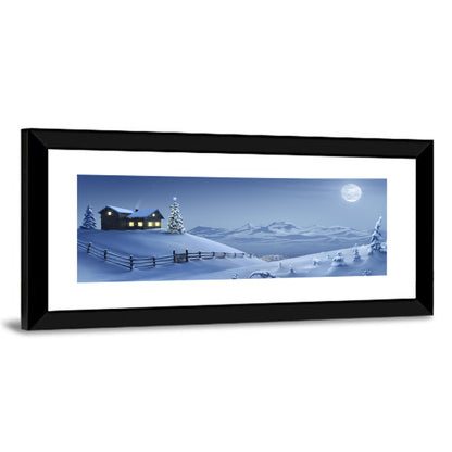 Winter Mountains House Wall Art