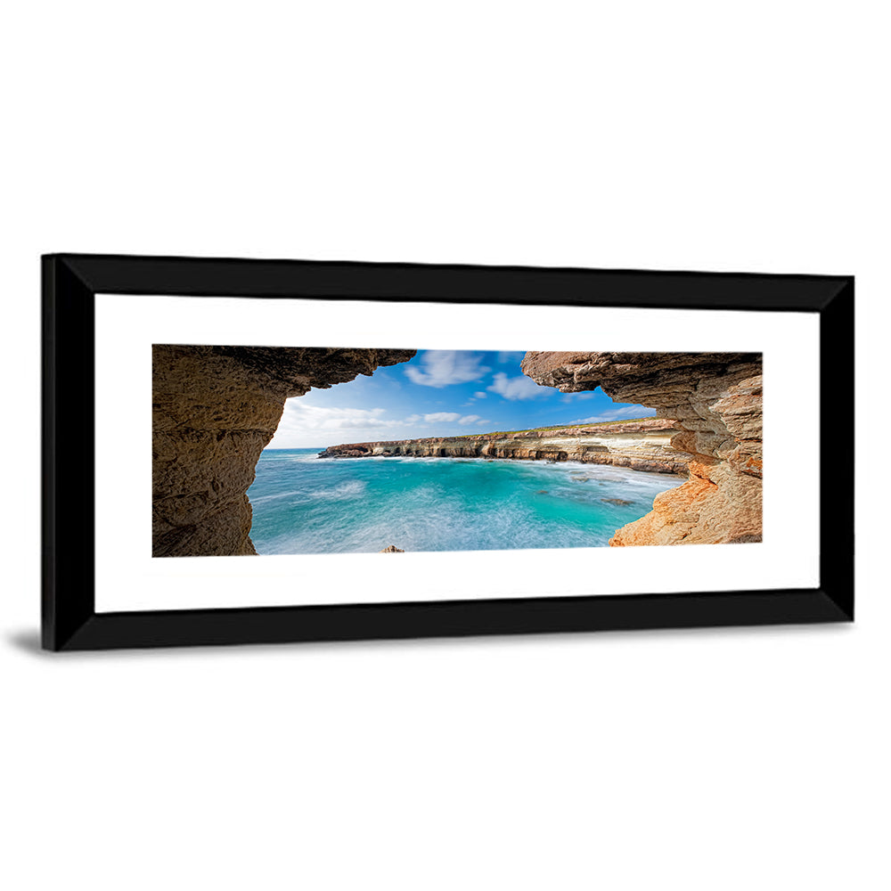 Cape Greko Sea Cave View Wall Art