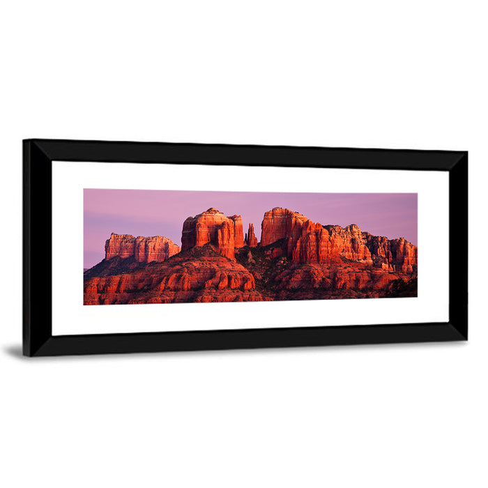 Cathedral Rock Sunset, Sedona Wall Art as a framed print