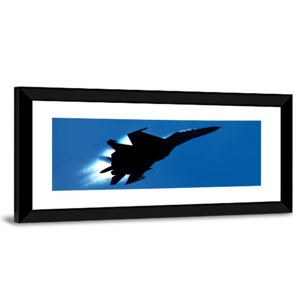 Su-27 Silhouette Wall Art