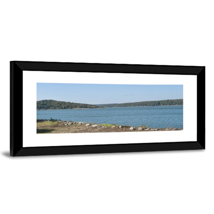 Tenkiller Lake Shoreline Wall Art as a framed print
