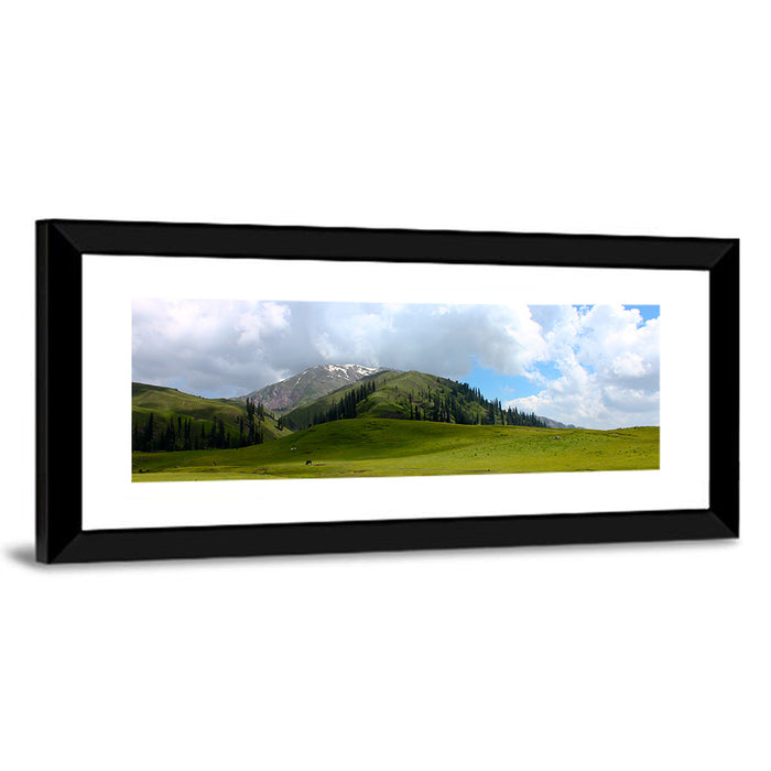 Seri Paya Mountain Meadow Wall Art as a framed print