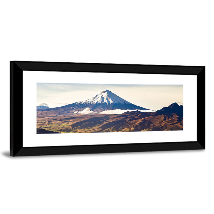 Cotopaxi Volcano Landscape Wall Art as a framed print