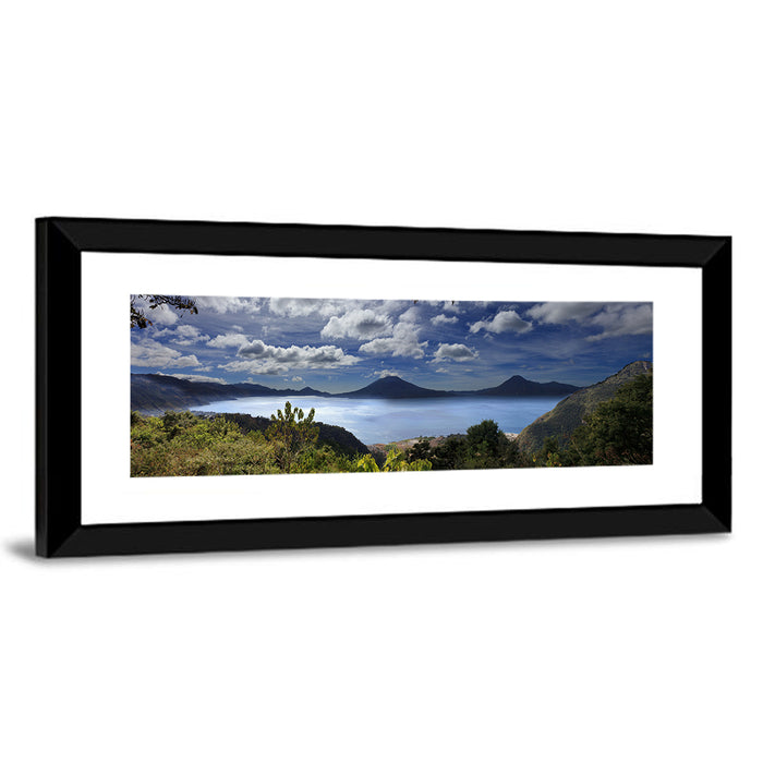 Lake Atitlán View Wall Art as a framed print