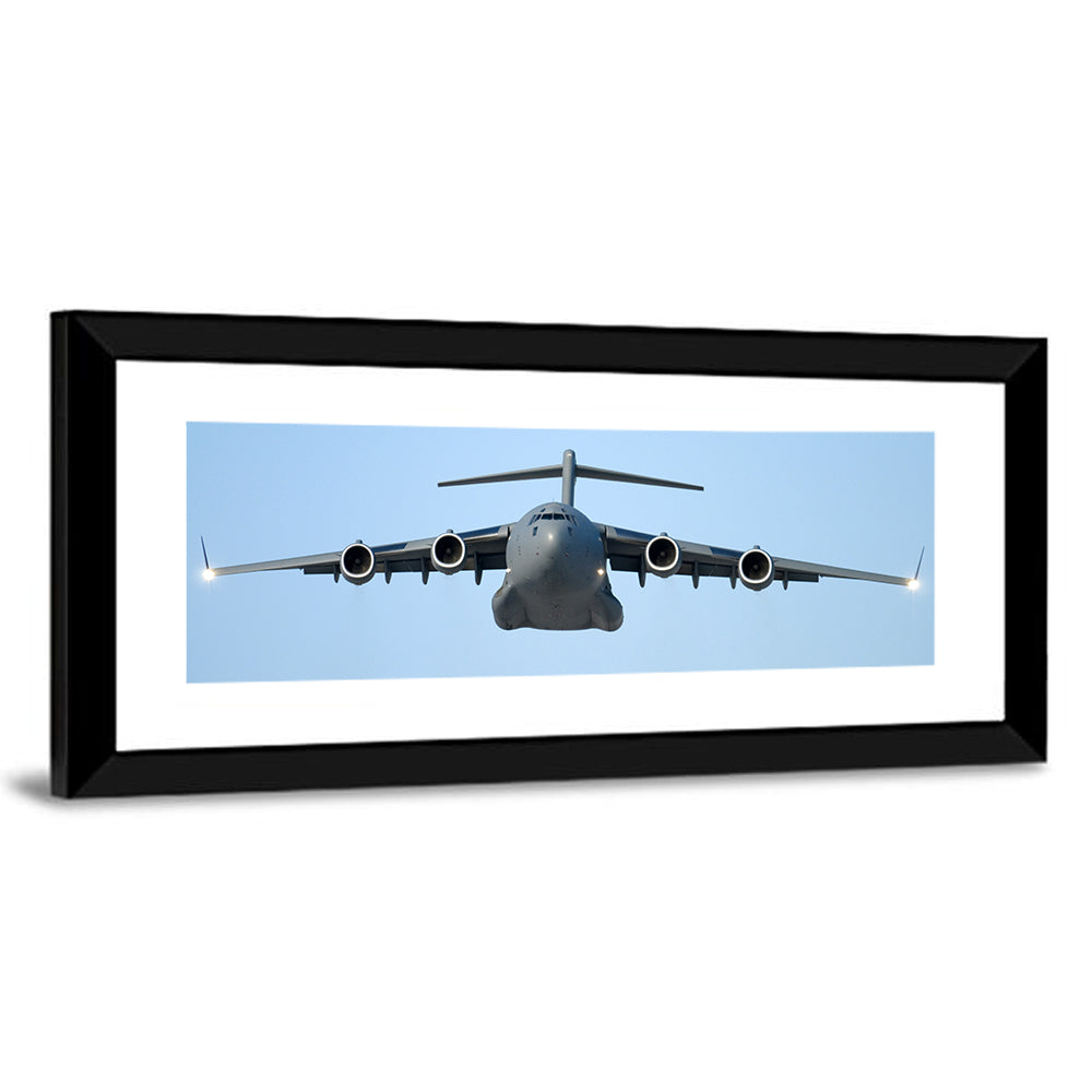 C-130 Head-on Transport Aircraft Wall Art