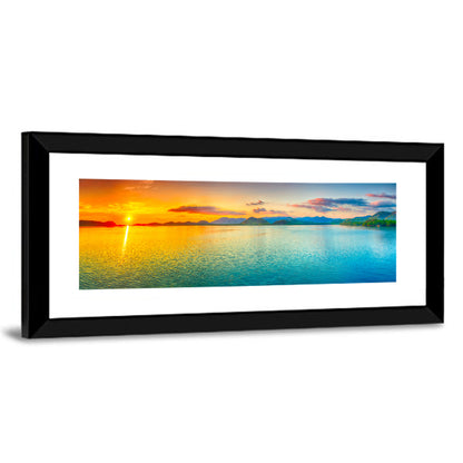 Golden Lake Sunrise Wall Art