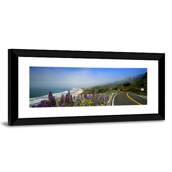 Big Sur Coastal Road Wall Art as a framed print