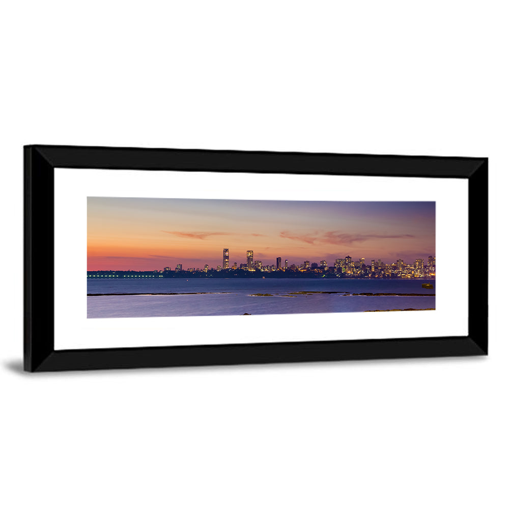 Mumbai Skyline at Dusk Wall Art