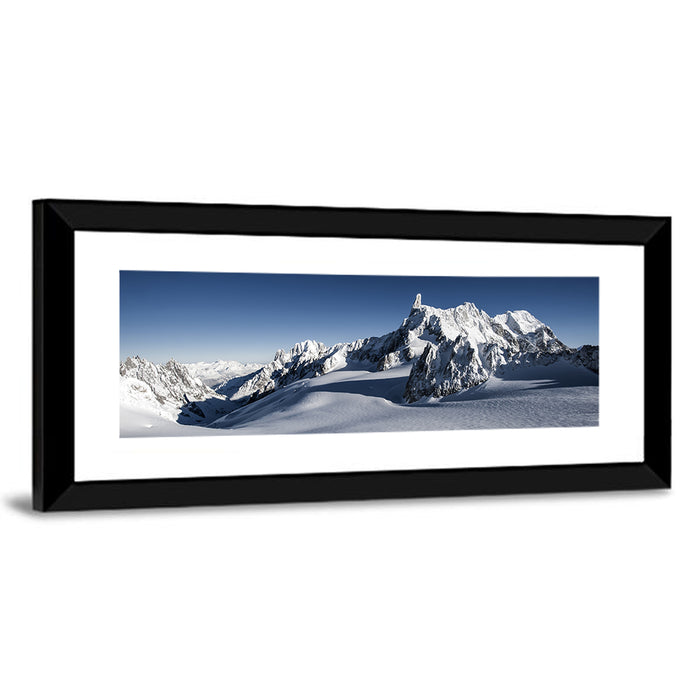 Mont Blanc Vista Wall Art as a framed print