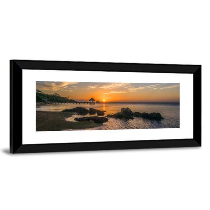 Roatan Island Sunset Wall Art