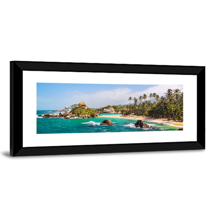 Cabo San Juan Del Guia Beach Wall Art as a framed print