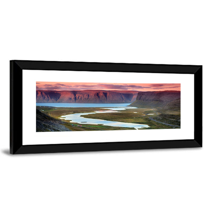 Westfjords Dusk, Iceland Wall Art as a framed print