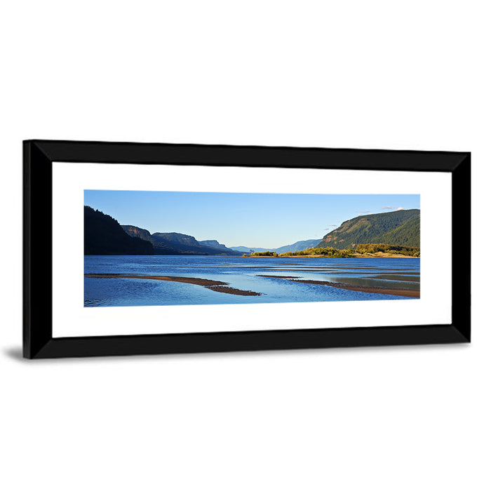 River Gorge Landscape Wall Art as a framed print
