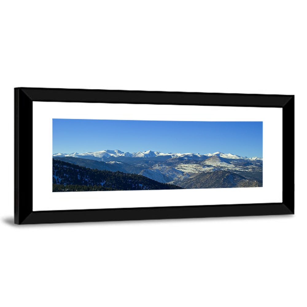 Snow-dusted Colorado Rockies Wall Art