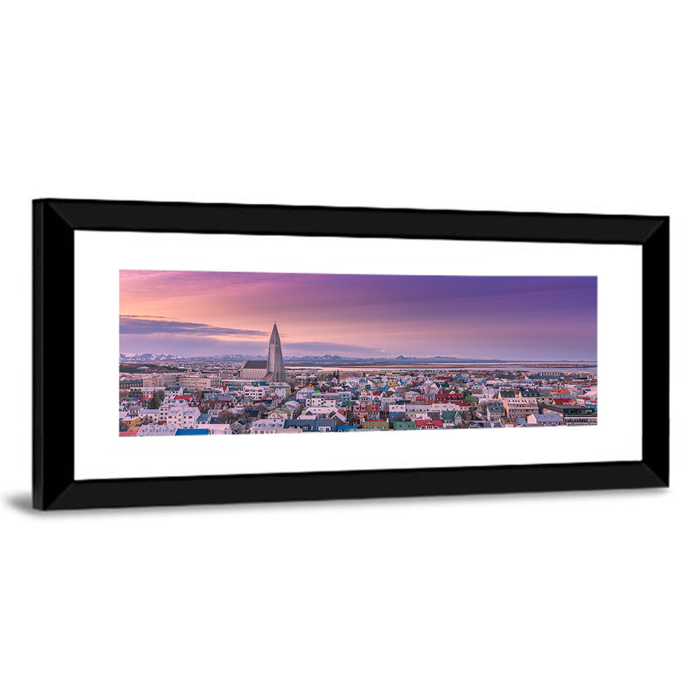 Reykjavik Dawn Wall Art