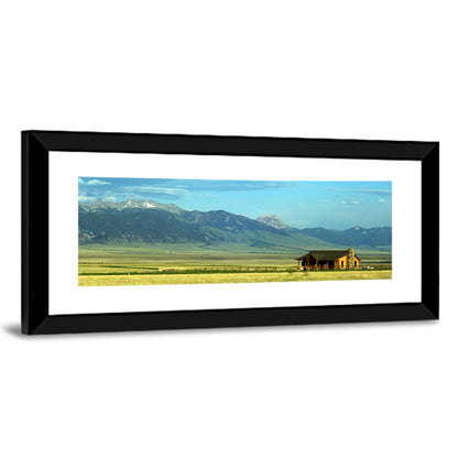 Montana Mountains Ranch Wall Art