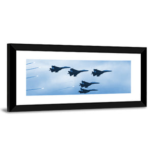 Fighter Jets Squad Wall Art