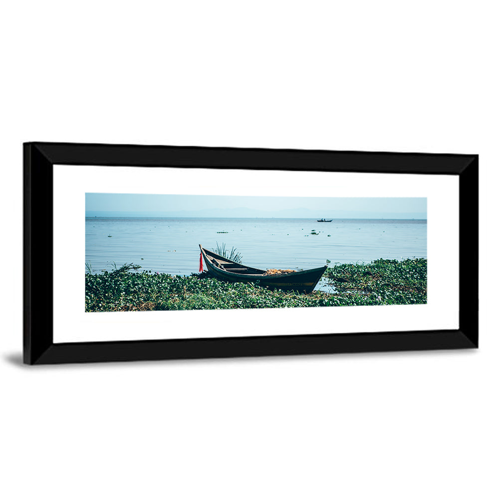 Red Ribbon Boat on Lake Victoria Wall Art