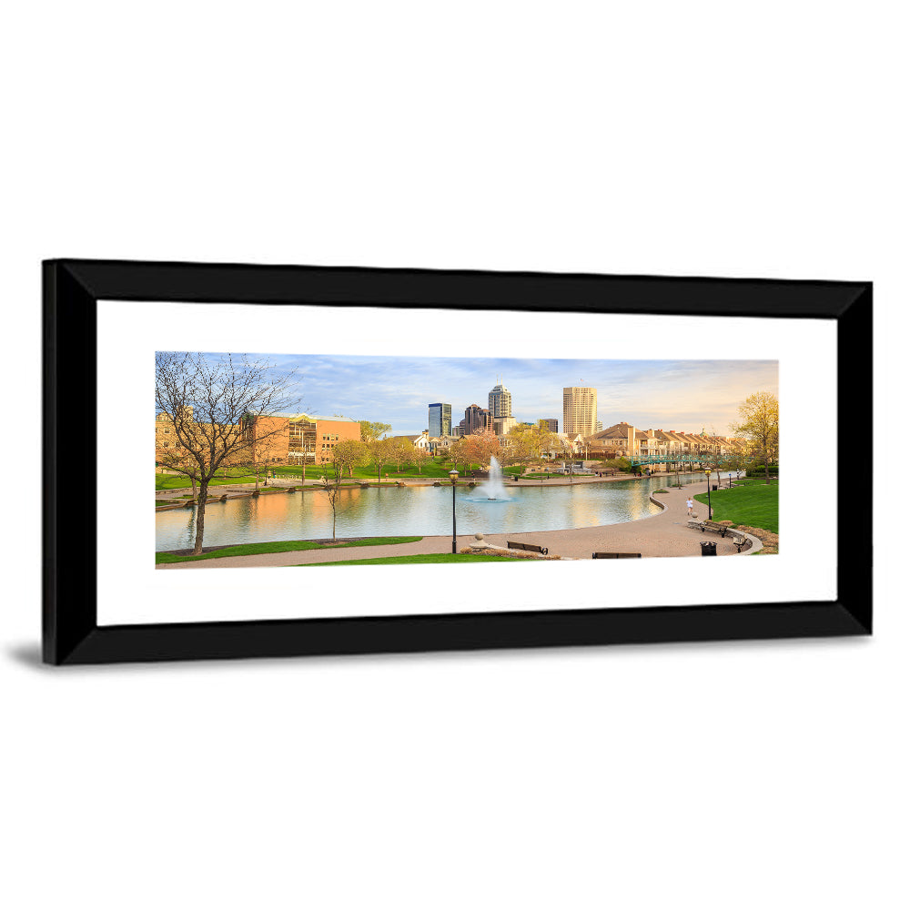 Indianapolis Central Canal Skyline Wall Art