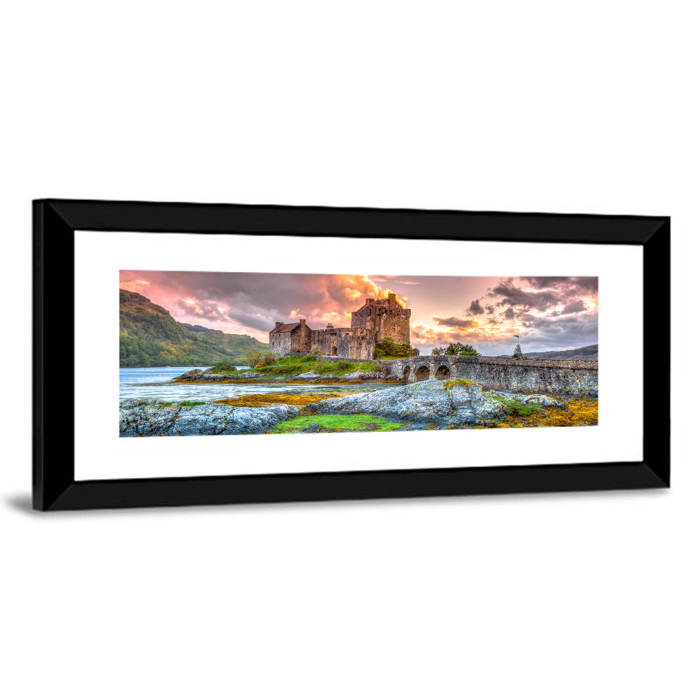 Eilean Donan Castle at Sunset Wall Art