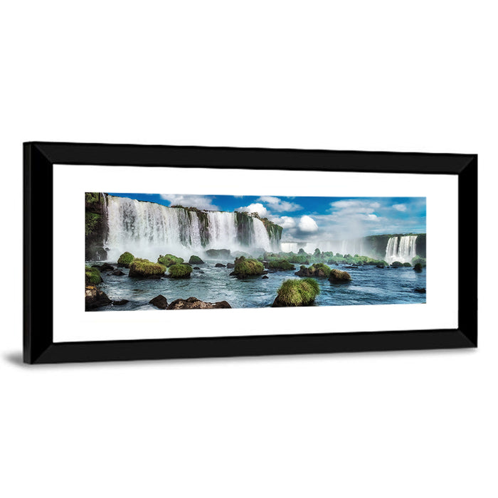 Iguazu Falls Vista Wall Art as a framed print