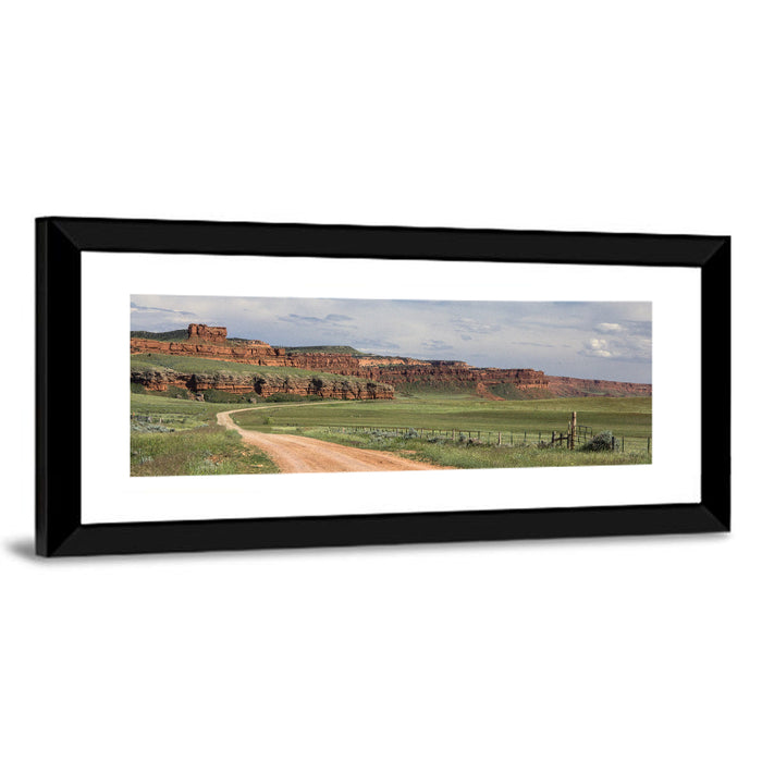 Kaycee Red Cliffs Wall Art as a framed print