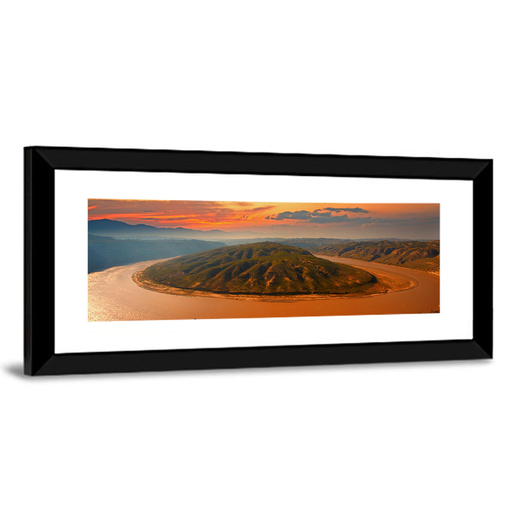 Yellow River Qianshan Bend Wall Art