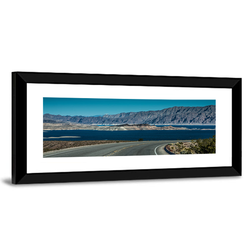Lake Mead Curved Road Wall Art
