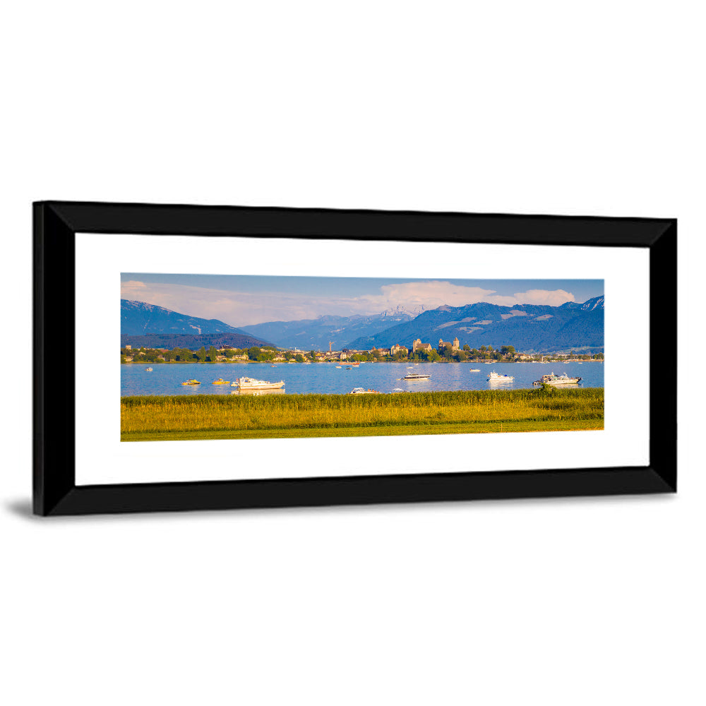 Rapperswil Castle Over Lake Zurich Wall Art