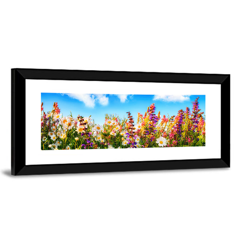 Spring Meadow Wildflowers Wall Art