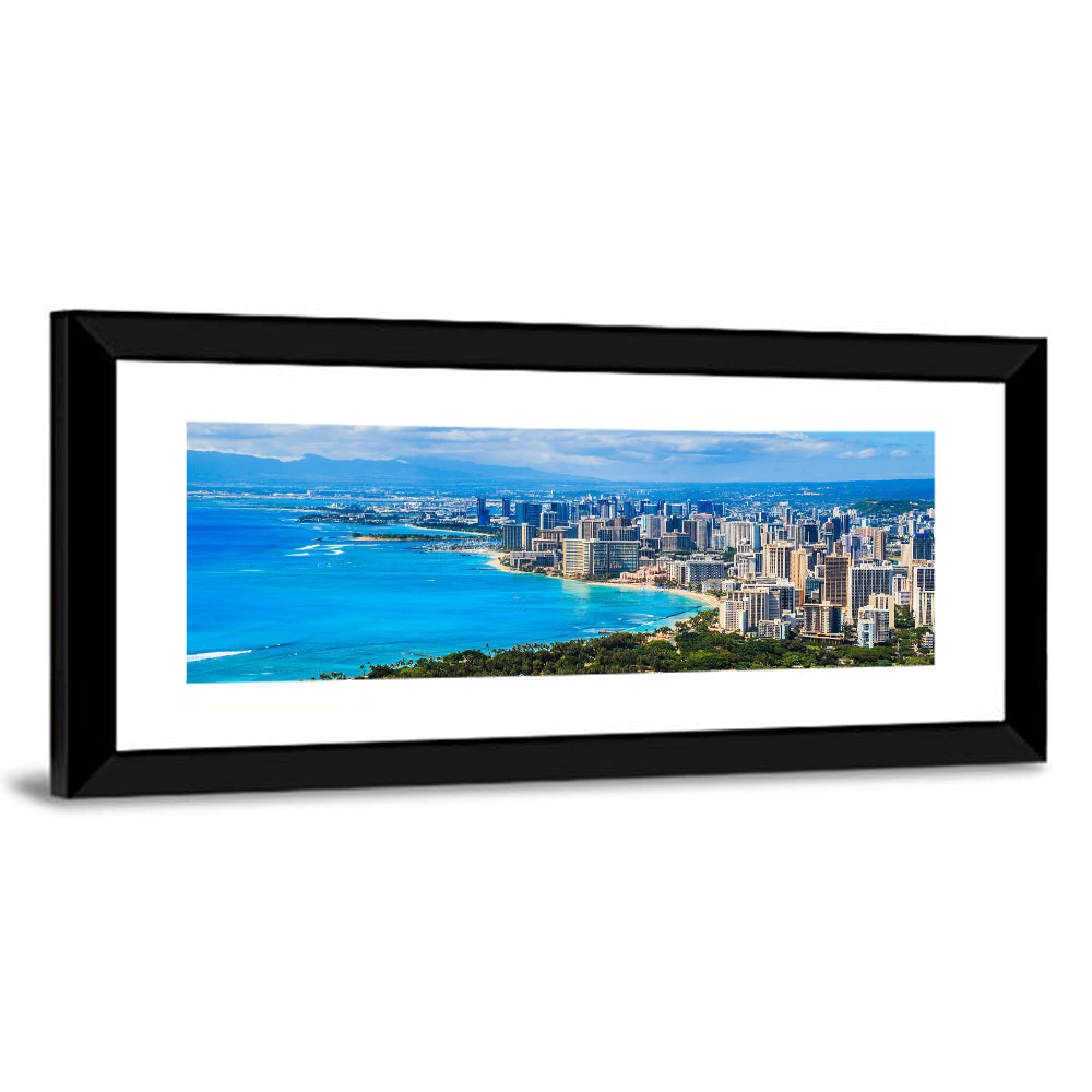 Honolulu Skyline Wall Art