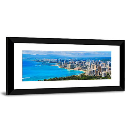 Honolulu Skyline Wall Art