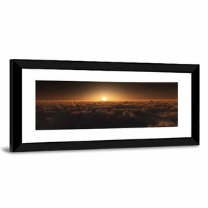 Scenic Clouds Sunset Wall Art