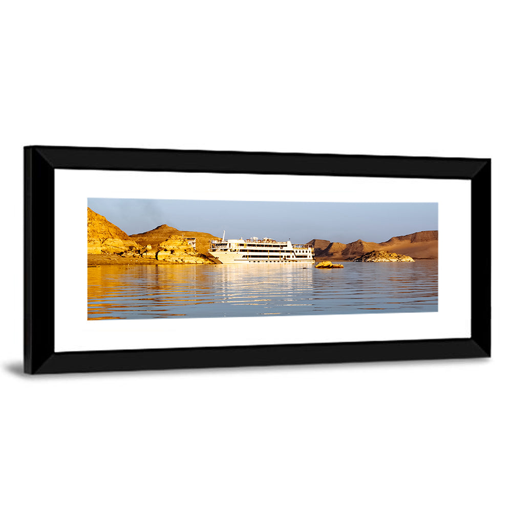 Cruise Ship in Lake Nasser Wall Art