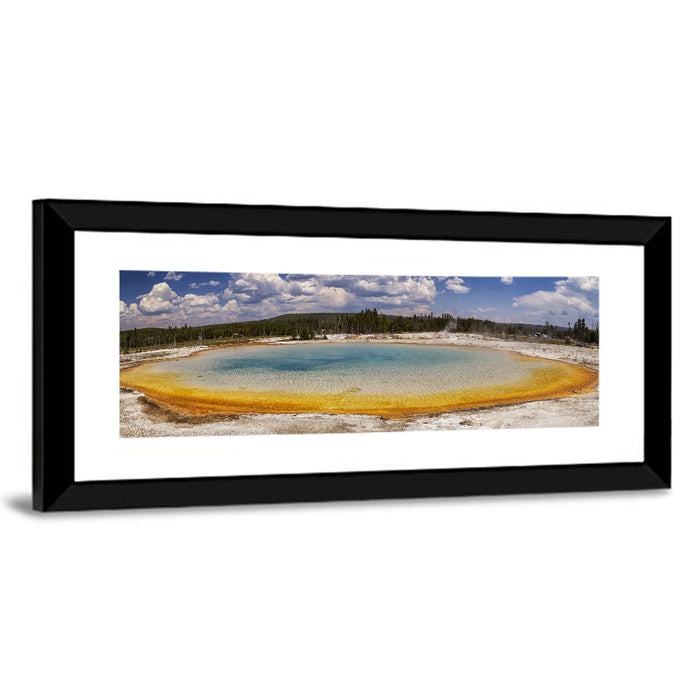 Black Sand Basin, Yellowstone Wall Art as a framed print