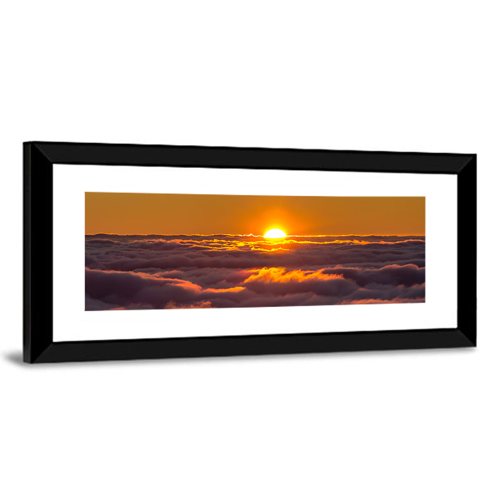Sun Over Golden Clouds Wall Art