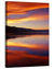 Cloudy Lake Sunset Wall Art