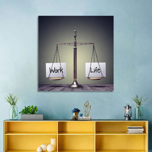 Work Life Balance Wall Art