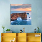 Dyrhólaey Sea Arch at Sunset Wall Art