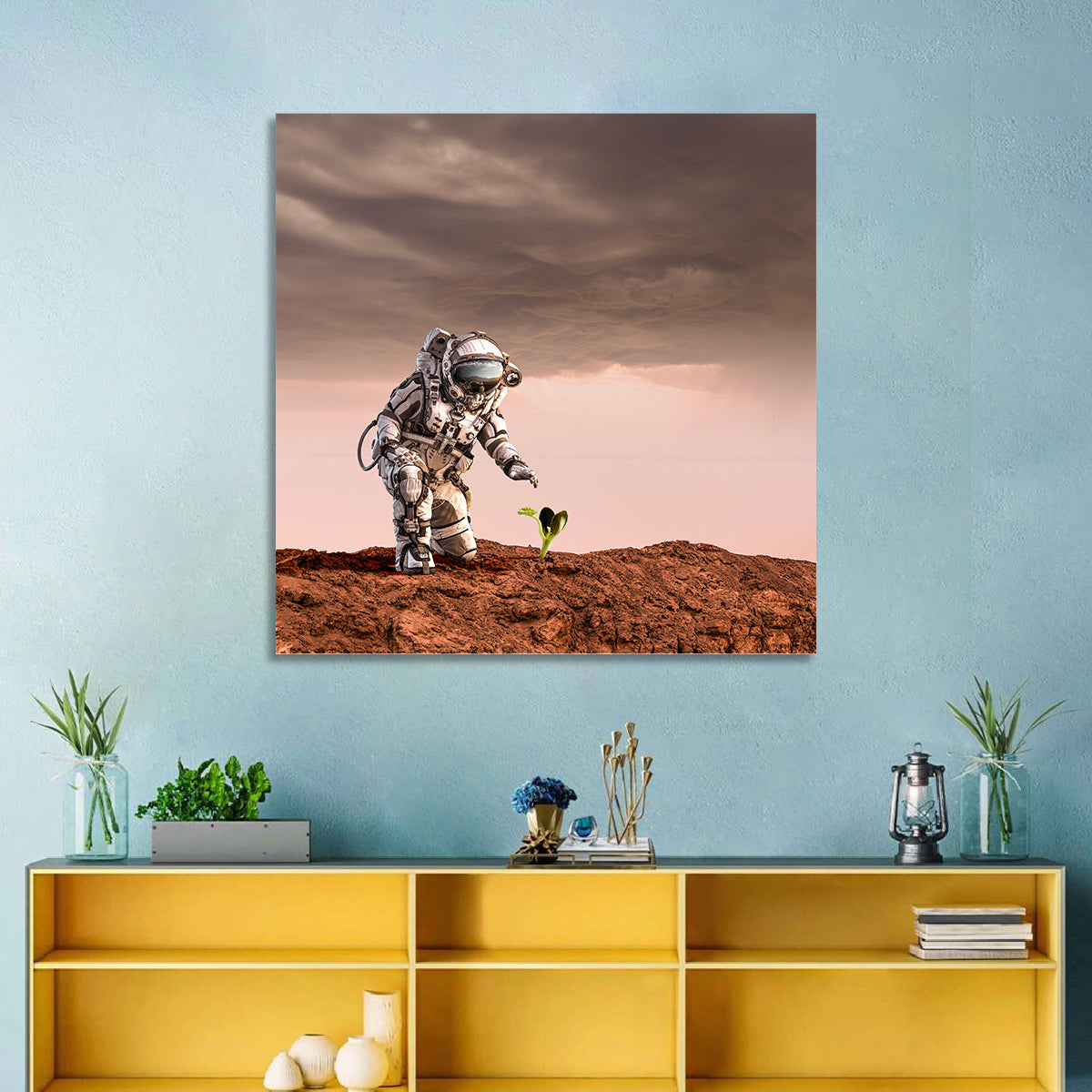 Mars Life Concept Wall Art