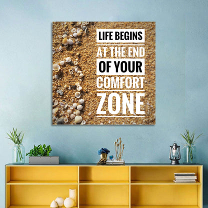 Comfort Zone & Success Wall Art