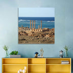 Leptis Magna Coastal Ruins Wall Art