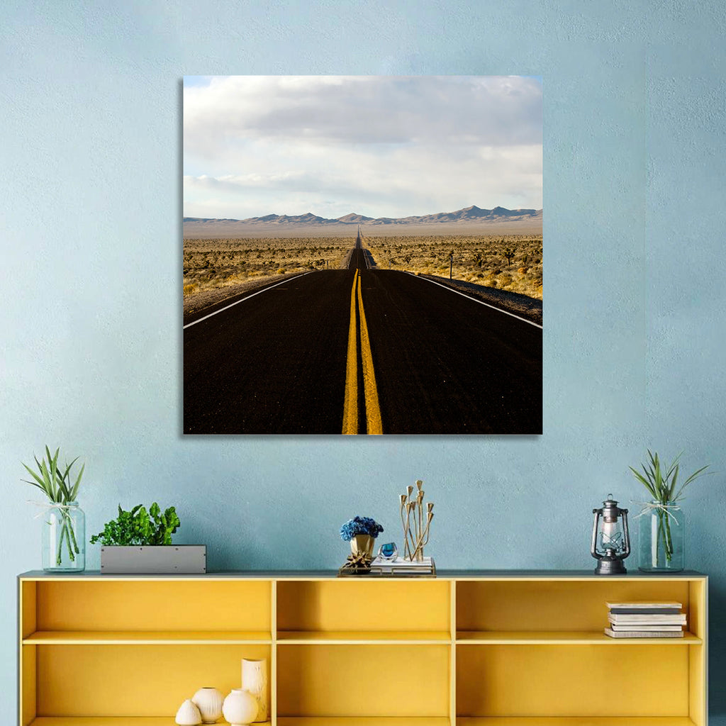 Nevada Desert Highway Wall Art