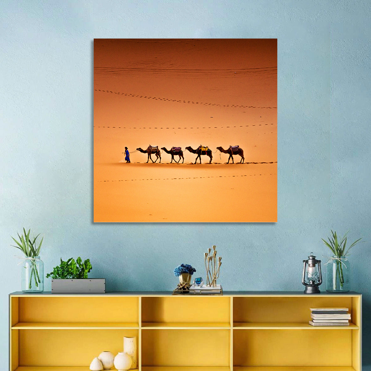 Sahara Camel Caravan Wall Art