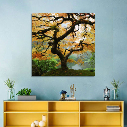 Japanese Autumn Maple Wall Art