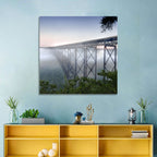 New River Gorge Bridge at Dawn Wall Art