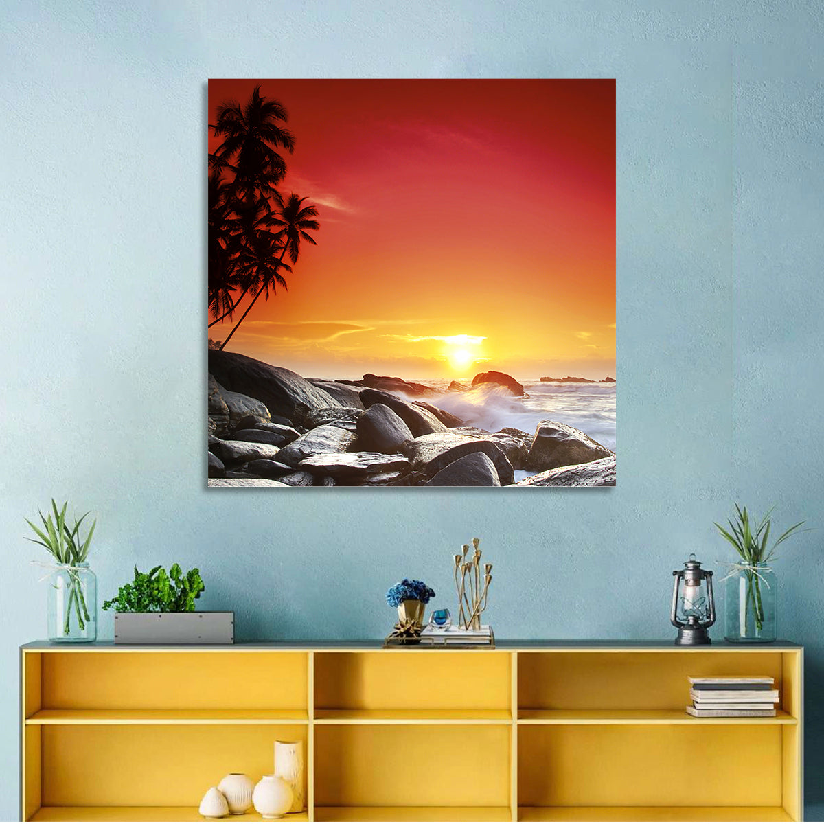 Island Sunset Wall Art