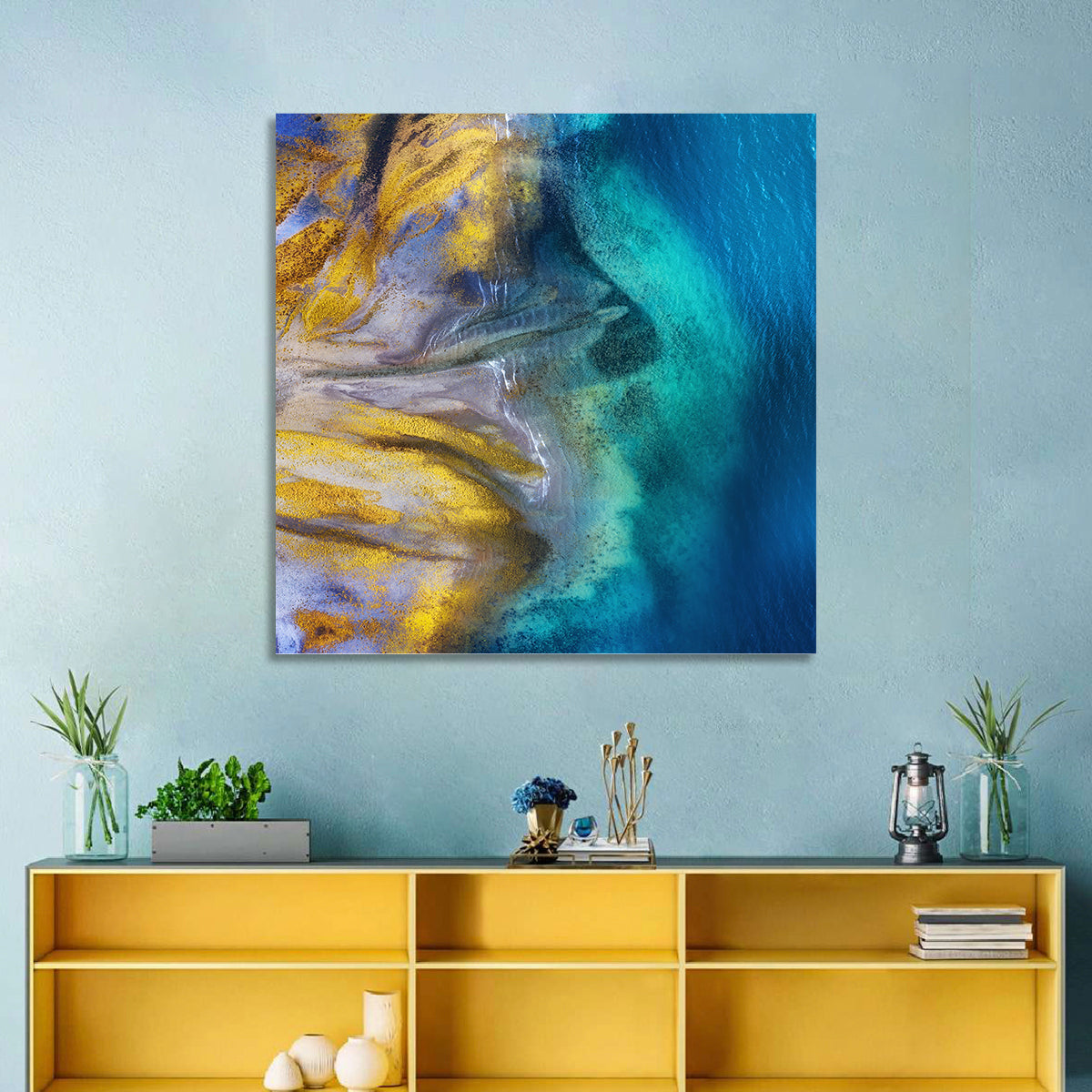 Abstract Beach Wall Art