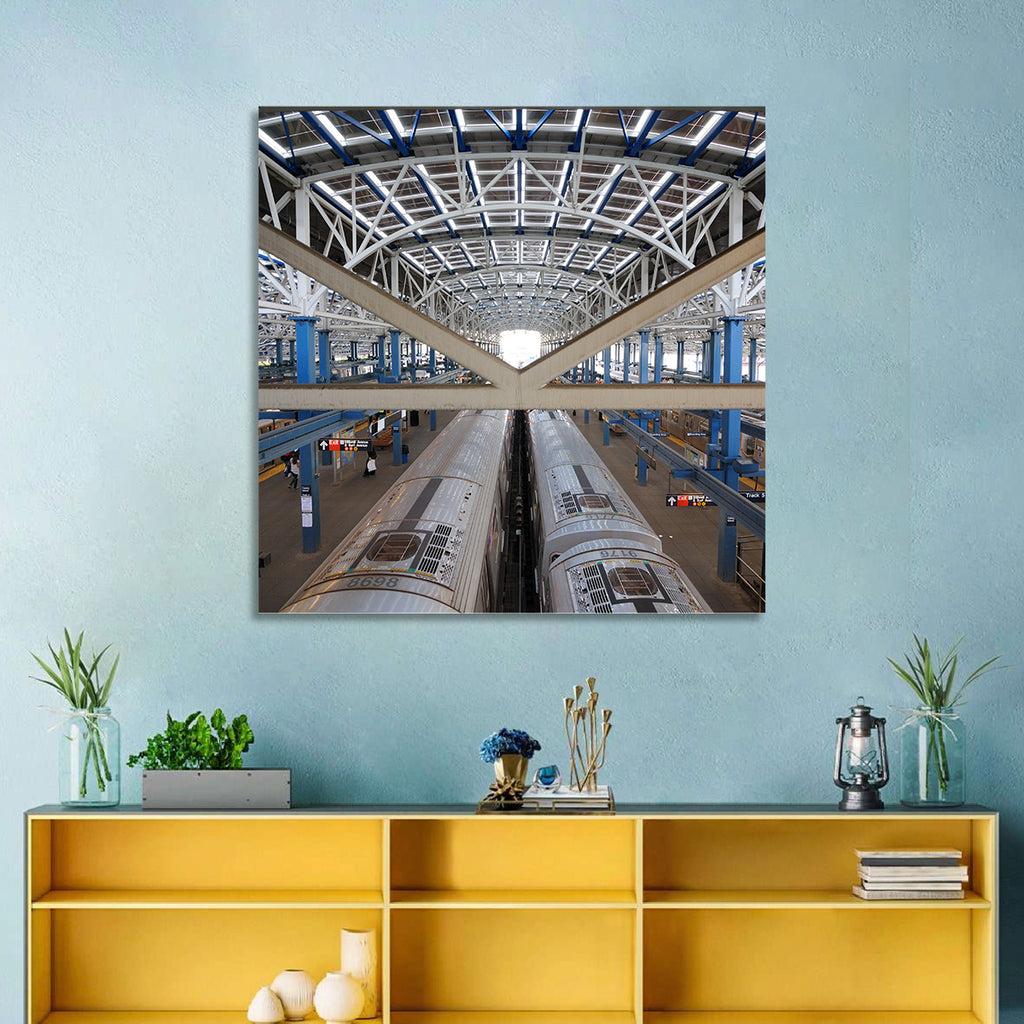 Stillwell Avenue Station Platform Perspective Wall Art