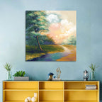 Spring Forest Sunrise Wall Art